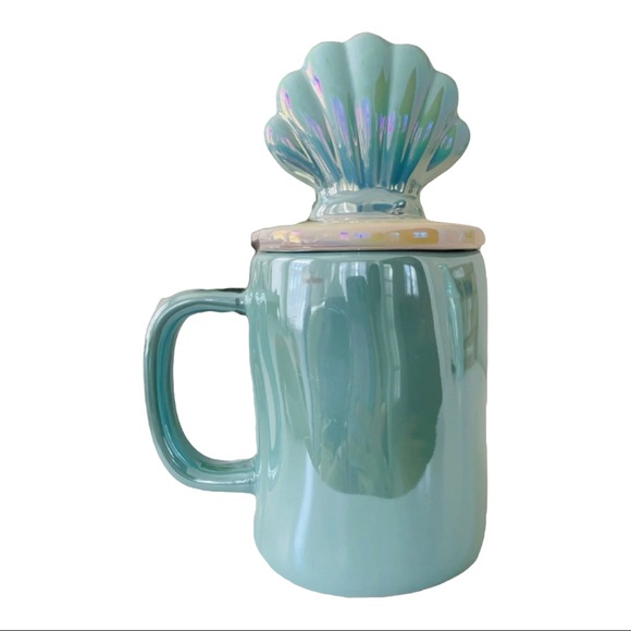 🆕Rae Dunn | ‘BEACH PLEASE’ Mug with Seashell Topper - Picture 15 of 16